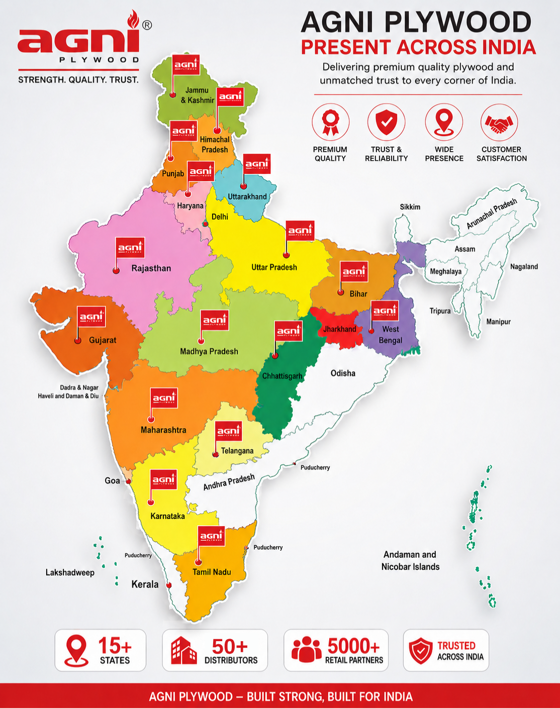 India Map with States